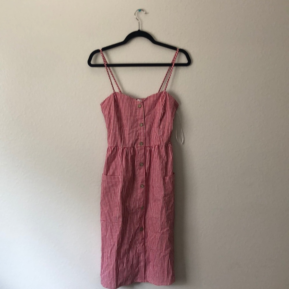 Potter’s Pot Gingham Check Summer Dress